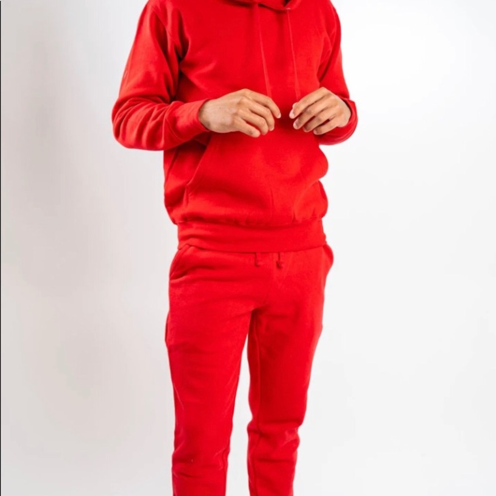 MEN Bold Red Sweatsuit